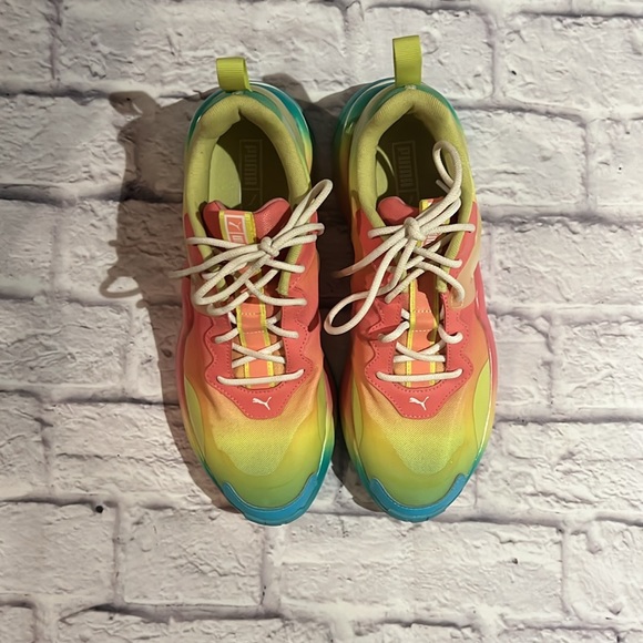 Puma Multi-Neon Sneakers Sz 10 - Picture 9 of 10